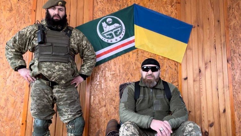 Dudayevçi və Kadırovçu Çeçenlər bir birinə qarşı Ukraynada vuruşurlar